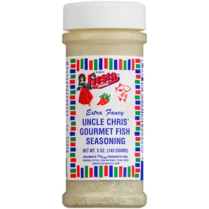 Diet info for Bolner's Fiesta Uncle Chris Gourmet Fish Seasoning 5oz -  Spoonful