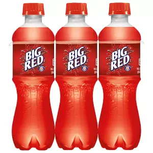 Big Red Soda Glass Bottle