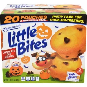 Entenmann's Little Bites Chocolate Chip Muffins, 16.5oz., 20pk. (Seasonal)