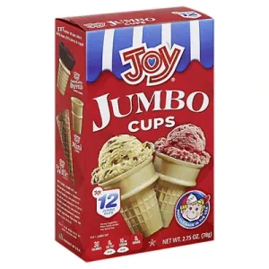 Joy Ice Cream Cups Jumbo
