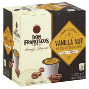 Don Francisco's Vanilla Nut Medium Roast Coffee - Single Serve