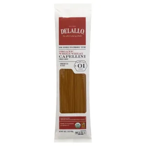 ORGANIC WHOLE DURUM WHEAT FLOUR MACARONI PRODUCT, CAPELLINI [ANGEL HAIR] NO. 01
