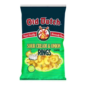 SOUR CREAM & ONION FLAVORED RINGS, SOUR CREAM & ONION