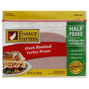 Oven Roasted White Turkey Deli Meat - 16 oz. - Products - Foster Farms