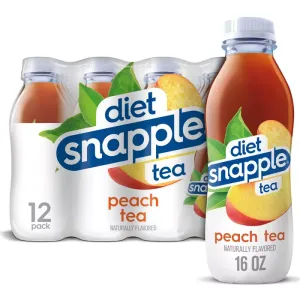 Snapple Tea, Peach - 12 pack, 16 fl oz bottles