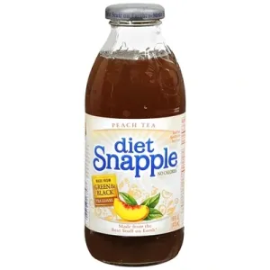 Snapple Diet Peach Tea - Single Glass Bottle