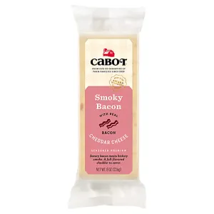 Cabot Hand Selected Premium Cheddar Cheese Smoky Bacon