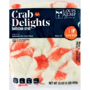 Louis Kemp Crab Delights Flake Imitation Crab, 8 oz