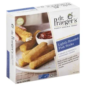 Dr. Praeger's Purely Sensible Foods Lightly Breaded Fish Sticks