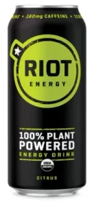RIOT Citrus Plant Based Energy Drink