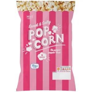 M&S Sweet & Salty Popcorn Multipack 15g x