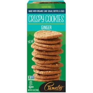 Pamela's Products Crispy Cookies Ginger -- 6 Oz