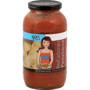 Rias Pasta Sauce. Red Carbonara