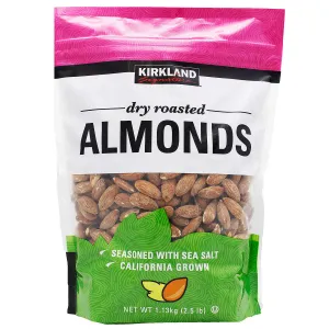 DRY ROASTED ALMONDS, SEA SALT