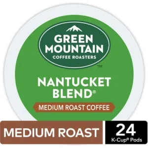 Green Mountain Coffee Nantucket Blend Keurig K-Cup Coffee Pods - Medium Roast - 24ct