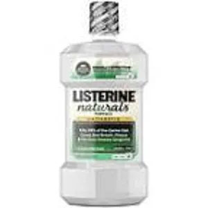 LISTERINE NATURALS ANTISEPTIC MOUTHWASH, HERBAL MINT, 16.9 OZ