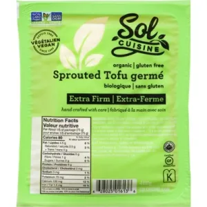 Extra firm sprouted tofu