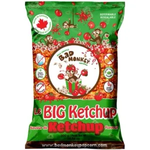 Bad Monkey Popcorn Big Ketchup Ketchup Flavour