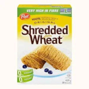 Natural Whole Grain Wheat Cereal, Shredded Wheat
