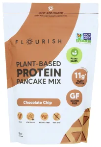 Flourish Plant-Based Protein Pancake Mix Chocolate Chip