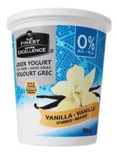 Our Finest Vanilla Greek Yogurt