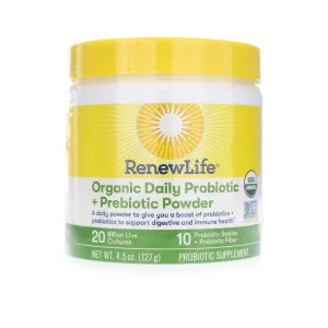 RenewLife Organic Daily Probiotic + Prebiotic Powder
