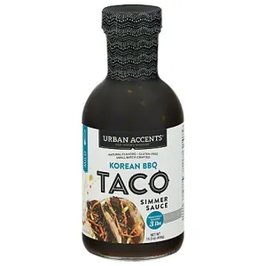 Urban Accents Simmer Sauce Taco Korean BBQ Mild - 14.3 Oz