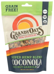 SUPER HEMP BLEND REAL COCONUT GRANOLAS, SUPER HEMP BLEND