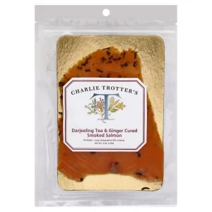 Charlie Trotters Salmon, Smoked, Darjeeling Tea & Ginger Cured