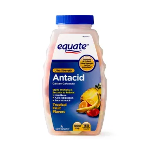 Equate Antacid Tablets Calcium Carbonate Tropical Fruit