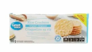 Great Value Rice Crackers
