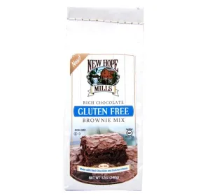New Hope Mills Gluten Free Buttermilk Pancake Mix Or Chocolate Brownie Mix 2-12 Oz Packs (Gluten Free Brownie Mix)