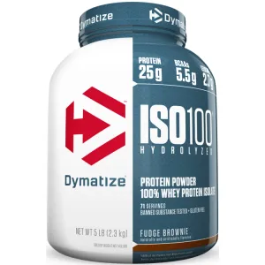 Dymatize ISO100 Hydrolyzed Fudge Brownie Flavored Whey Protein Isolate