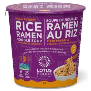 Lotus Foods Masala Curry Rice Ramen Noodle Soup