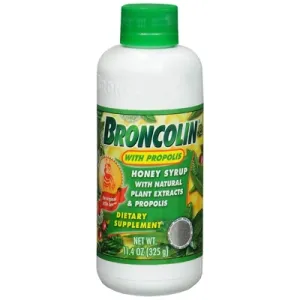 Broncolin Honey Syrup With Natural Plant Extracts And Propolis