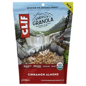 Clif Organic Energy Granola Gluten Free Cinnamon Almond -- 10 Oz
