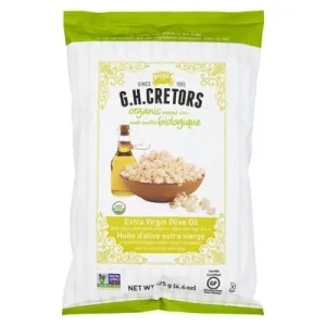G.H. Cretors Organic Popped Corn Extra Virgin Olive Oil -- 4.4 oz