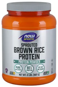 Now Sports Sprouted Brown Rice Protein Powder
