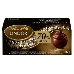 Chocolats Lindor 70 % de Cacao Lindt