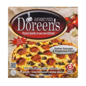Doreen¬タルs Italian Sausage & Pepperoni Gourmet Pizza, 28.2 oz