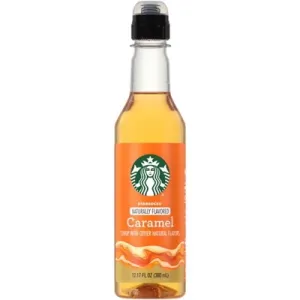 Starbucks Naturally Flavored Caramel Coffee Syrup 1 bottle of 12.7 fl. oz. (360 mL)