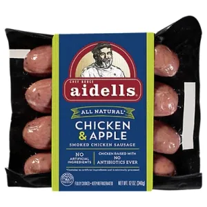 Diet info for Chef Bruce Aidells Fully Cooked Chicken & Apple Smoked ...