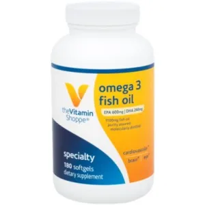 The Vitamin Shoppe Omega-3 Fish Oil Softgels