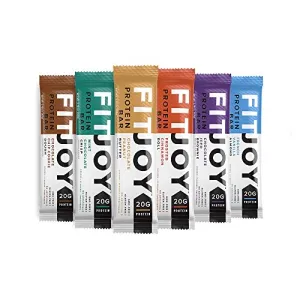 FitJoy Protein Bar Chocolate Peanut Butter -- 20 g - 12 Bars