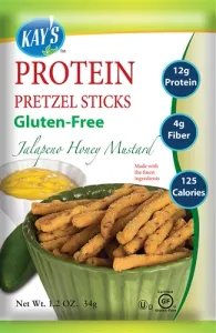 JALAPENO HONEY MUSTARD PROTEIN PRETZEL STICKS, JALAPENO HONEY MUSTARD