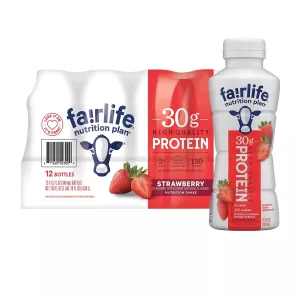 Fairlife Nutrition Plan High Quality Protein Shake Strawberry Flavor