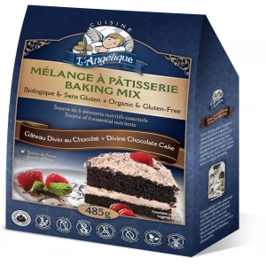 Cuisine L'Angelique Chocolate Divine Cake Mix Organic Gluten-Free 