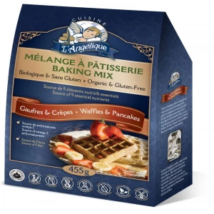 Cuisine L'Angelique Pancake Waffle Mix Organic Gluten-Free 
