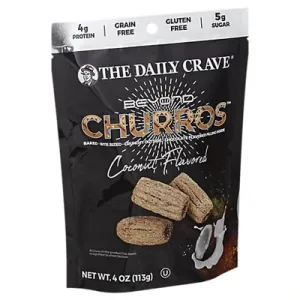The Daily Crave Churros, Beyond, Coconut Flavored