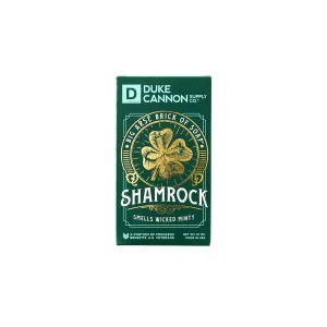 Duke Cannon Supply Co. Big Arse Brick Of Soap Shamrock Smells Wicked Minty 10 oz